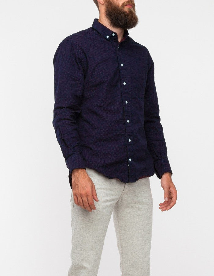 Dotted Navy Shirt