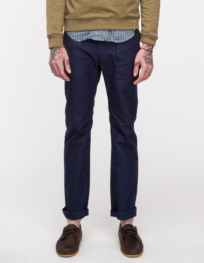 Navy Slim Cargos