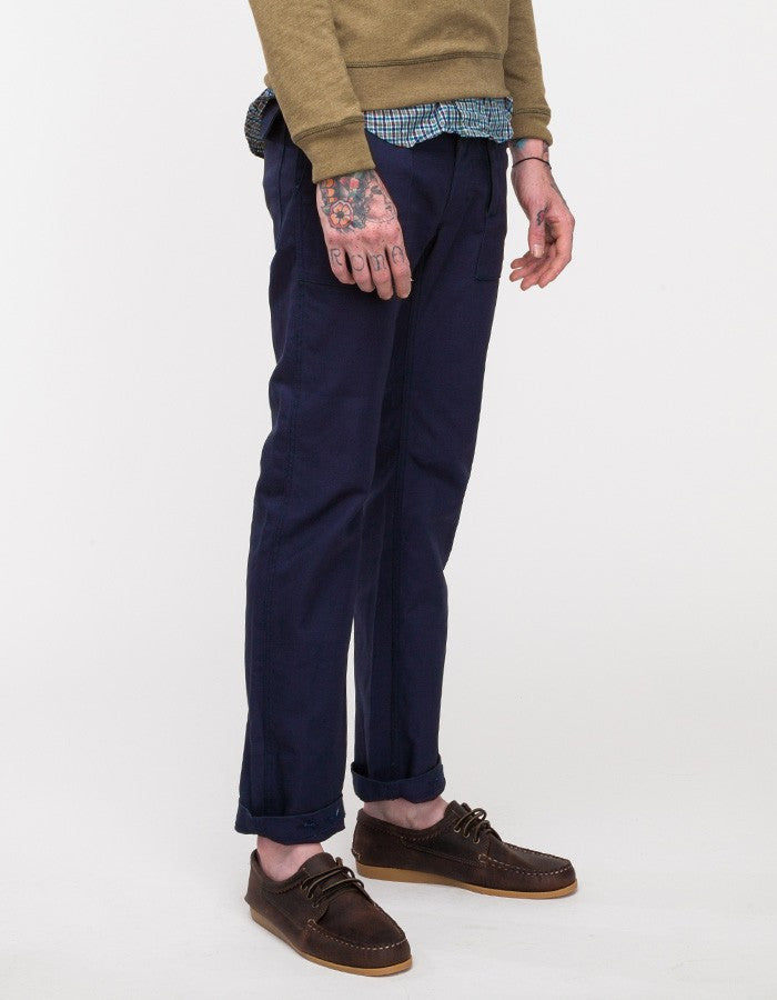 Navy Slim Cargos
